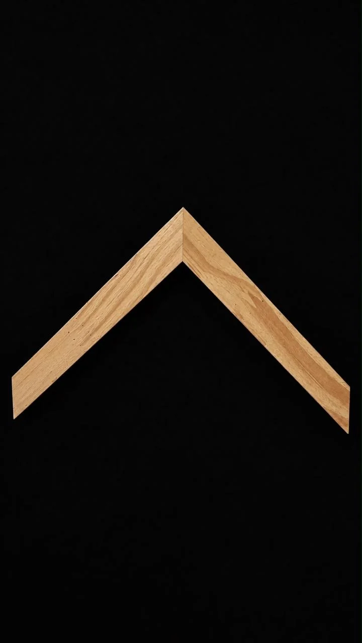 Moldura simples Madeira Natural 06