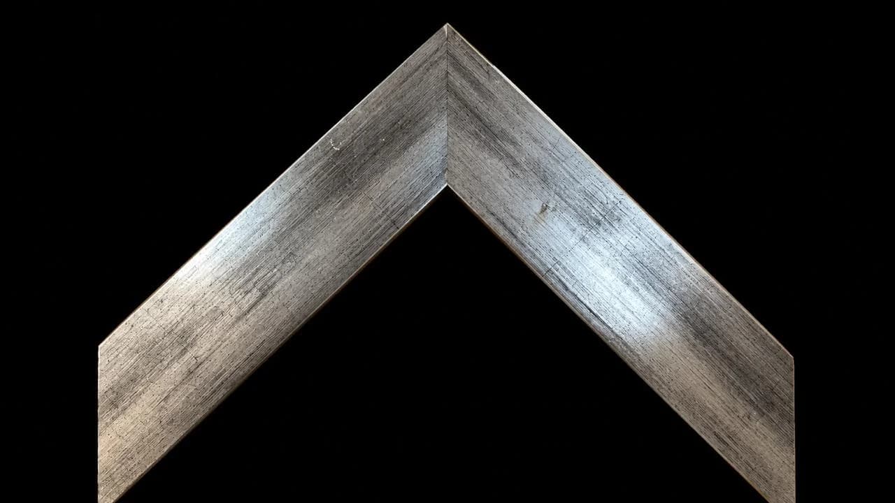 Moldura simples Metal Escovado 01